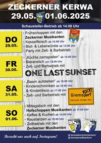 Kirchweih in Zeckern 2025, Musikverein Zeckern